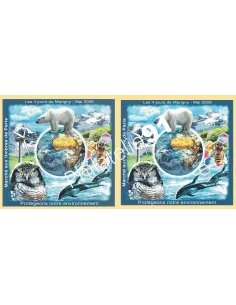 Bloc Marigny n° 20 (Dentelé+Non Dentelé) - Timbres de France