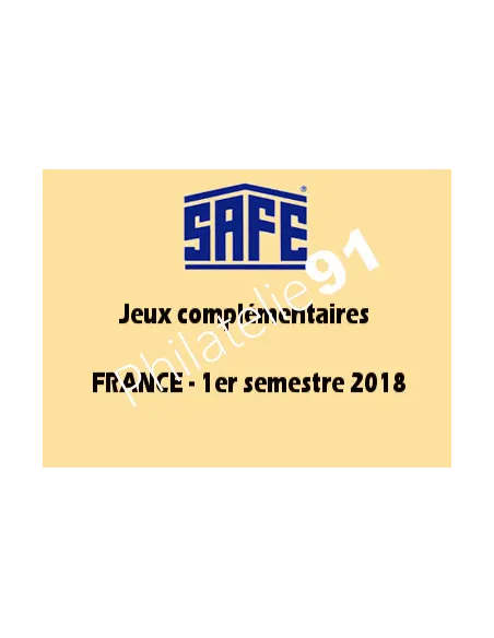 Jeu SAFE-dual France 2018, matériel philatélique