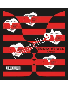Bloc Cœurs Sonia Rykiel, timbres France