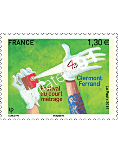 Timbre n° 5201, court métrage de Clermont-Ferrand, timbres France