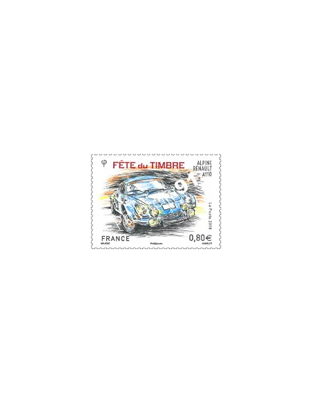 Timbre n° 5204, Timbre Fête du timbre - Alpine Renault A110, timbres France