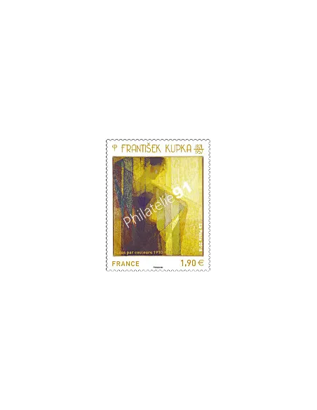 Timbre n° 5206, František Kupka 1871-1957 Plans par couleurs 1910-1911, timbres France