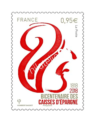 Timbre n° 5207, Bicentenaire des caisses d'épargne, timbres France