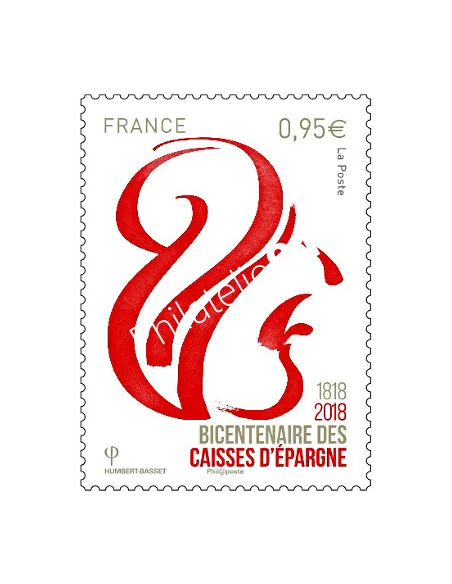 Timbre n° 5207, Bicentenaire des caisses d'épargne, timbres France