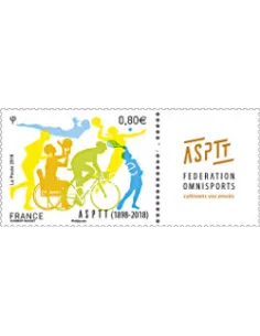 Timbre n° 5208, ASPTT 1898-2018, timbres France