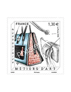 Timbre n° 5209, Métiers d’arts : maroquinier, timbres France
