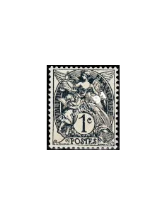 Timbre de France n° 107, Type Blanc, collection timbres  France