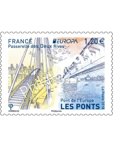 Timbre n° 5218, Europa - Les ponts, timbres France