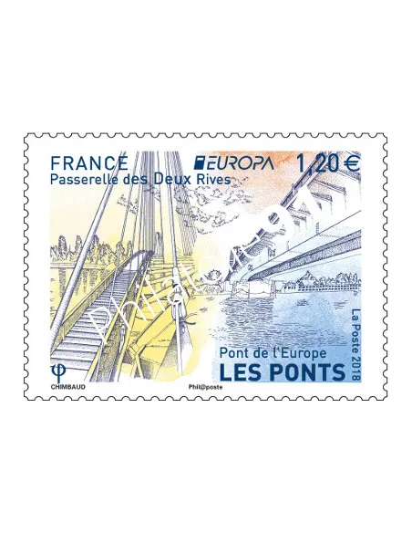 Timbre n° 5218, Europa - Les ponts, timbres France