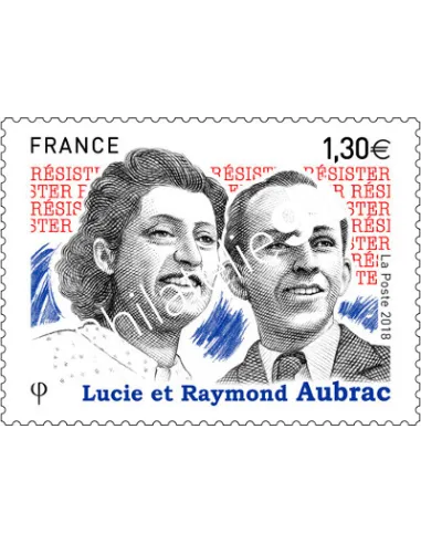 Timbre n° 5219, Lucie et Raymond Aubrac, timbres France