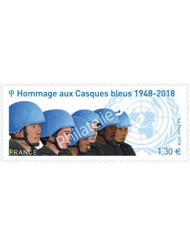 Timbre n° 5220, Hommage aux Casques bleus, timbres France