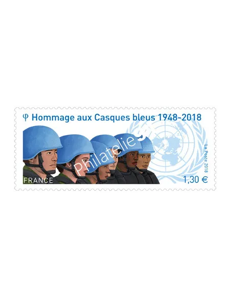 Timbre n° 5220, Hommage aux Casques bleus, timbres France