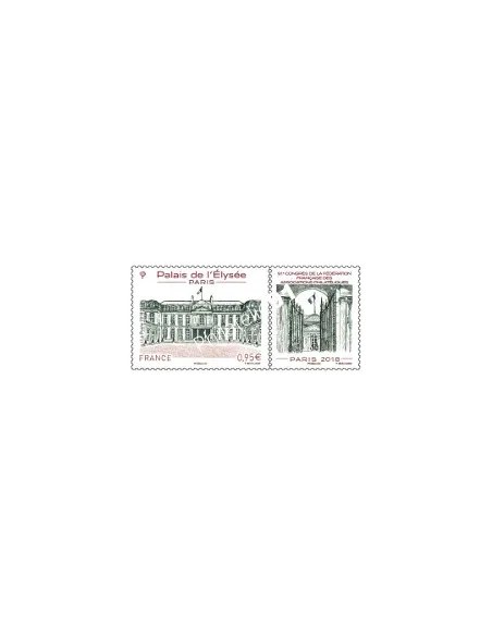 Timbre n° 5221, Palais de l'Elysée - 91ème Congrès de la FFAP, timbres France
