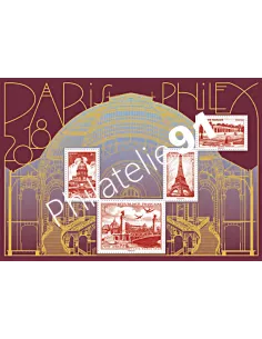 Feuille n° 5222, PARIS-PHILEX 2018, Monuments de Paris, timbres France