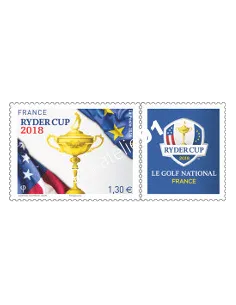 Timbre n° 5245, Timbre Ryder Cup 2018, timbres France