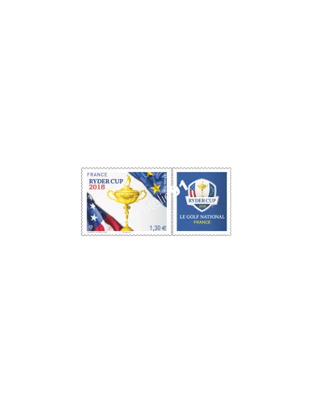 Timbre n° 5245, Timbre Ryder Cup 2018, timbres France