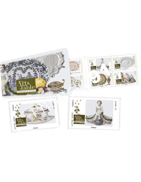 Carnet 1528, Carnet Les Arts de la table, timbres France