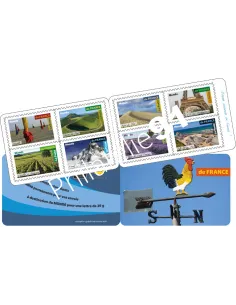 Carnet 1540, Carnet Paysages de France, timbres France