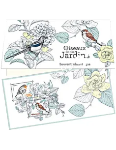 Bloc souvenir n° 143, Les Oiseaux de nos Jardins, timbres France
