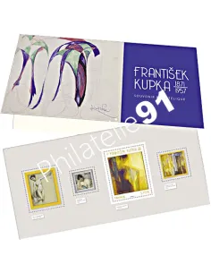 Bloc souvenir Frantisek Kupka, timbres France