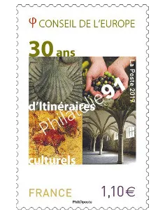 Timbre de service 171, Conseil de l'Europe, collection timbres France