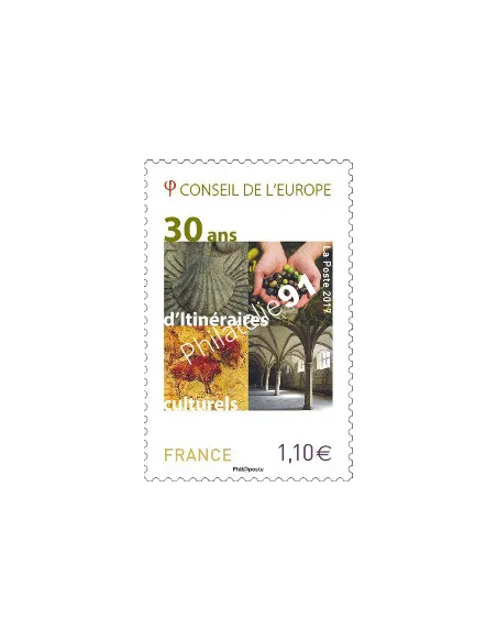Timbre de service 171, Conseil de l'Europe, collection timbres France