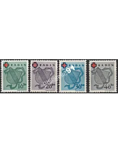 BADE - n° 38 à 41  - Timbres des Colonie françaises