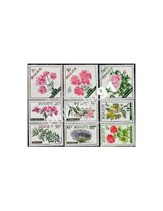 MONACO - n° 514 à 522 - Fleurs