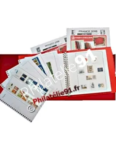 Intérieur SC FRANCE 2014 à 2016,Yvert et Tellier, matériel philatélique
