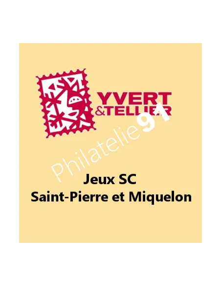 Saint-Pierre et Miquelon,Jeu SC, collection matériel philatélique