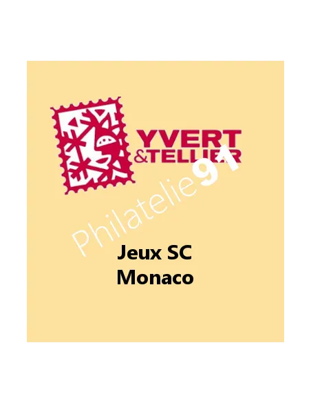 Monaco,Jeu SC, collection matériel philatélique