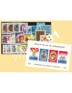 Luxembourg, Année complète 1985, collection timbre Europe