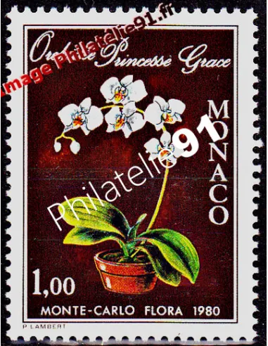 MONACO - n° 1199/1200 - Floralies à Monte-Carlo - Orchidée