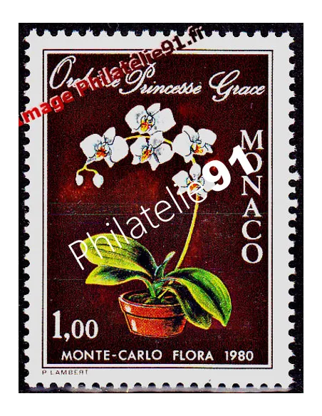 MONACO - n° 1199/1200 - Floralies à Monte-Carlo - Orchidée