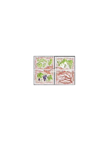 MONACO - n° 1581 à 1584 -(Issu du BF 38)  Les 4 saisons de la vigne