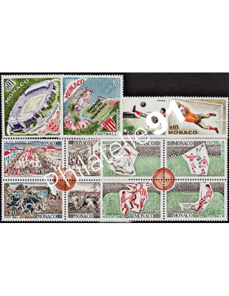 MONACO - n°  620 à 631 (sauf 623A) ** - Centenaire du football