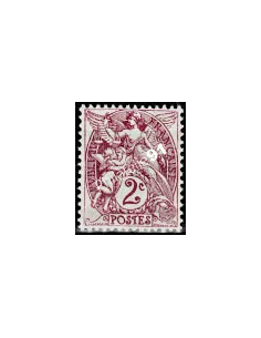 Timbre n° 108, type blanc, collection timbres France