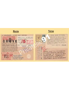 France, Lettre de Grève de Saumur, Collection lettre France