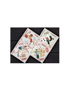 MONACO n° 654 à 657 - Jeux olympiques de Tokyo - Timbres Monaco