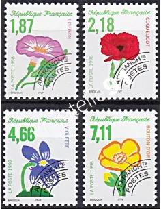 préoblitérés n° 240 à 243, collection Timbres France