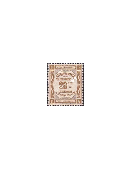 Timbre-taxe n°   45 ** - Timbre de recouvrements (250423-15)