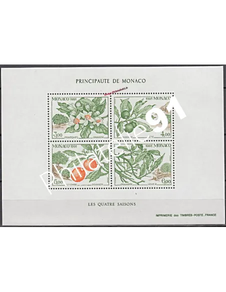 MONACO - BF n° 54** - Les quatre saisons de l'oranger