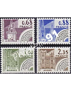 préoblitérés n° 162 à 165, collection Timbres France