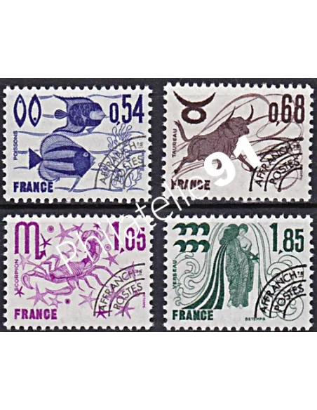 préoblitérés n° 146 à 149, collection Timbres France