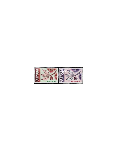 MONACO n° 675 et 676, EUROPA 1965, collection de timbres d'Europe