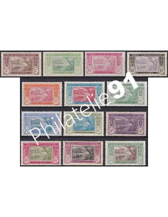 Timbres de Côte d'Ivoire n° 62 à 72A, Collection timbres Colonies