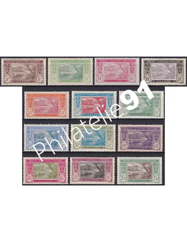 Timbres de Côte d'Ivoire n° 62 à 72A, Collection timbres Colonies