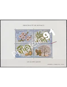 Bloc n° 60 de MONACO - Les quatre saisons de l'amandier