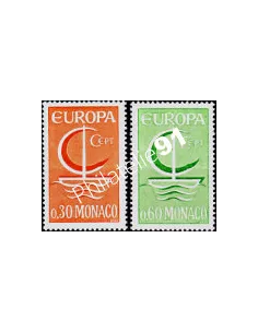 MONACO - n°  698 - 699 - EUROPA - 1966