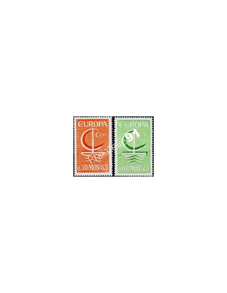 MONACO - n°  698 - 699 - EUROPA - 1966